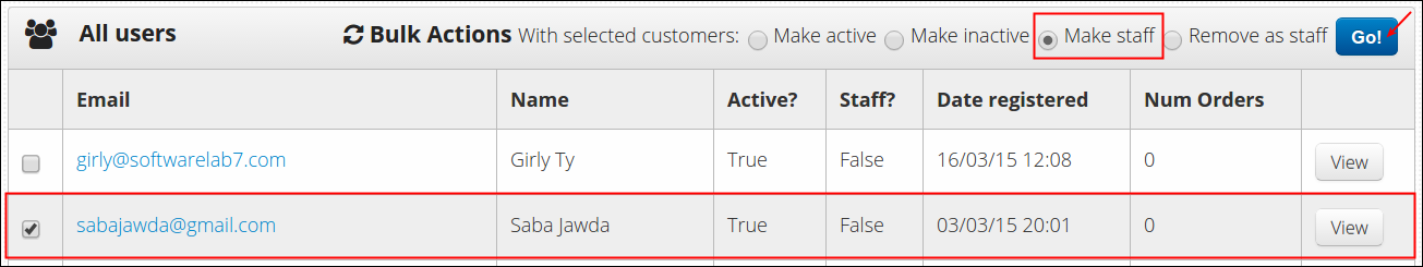 customer