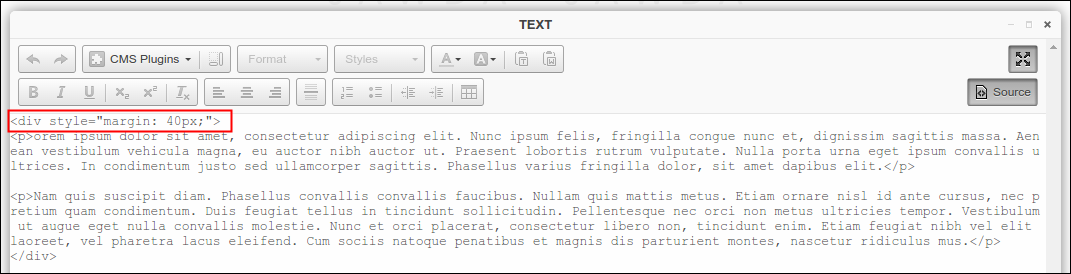 footer