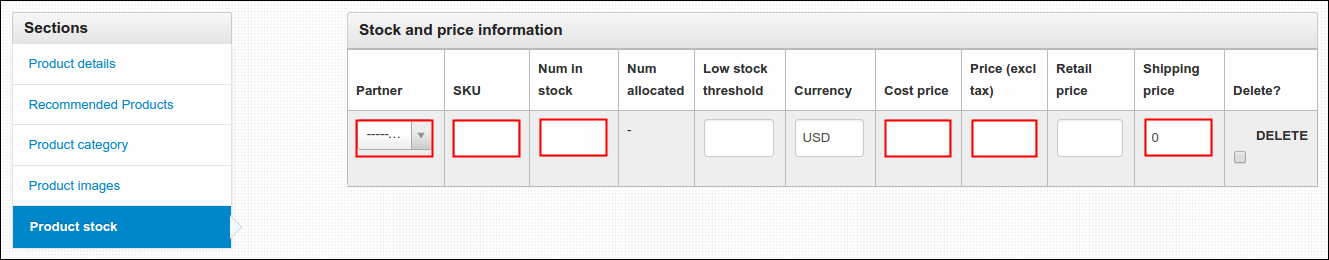 Product-Stock